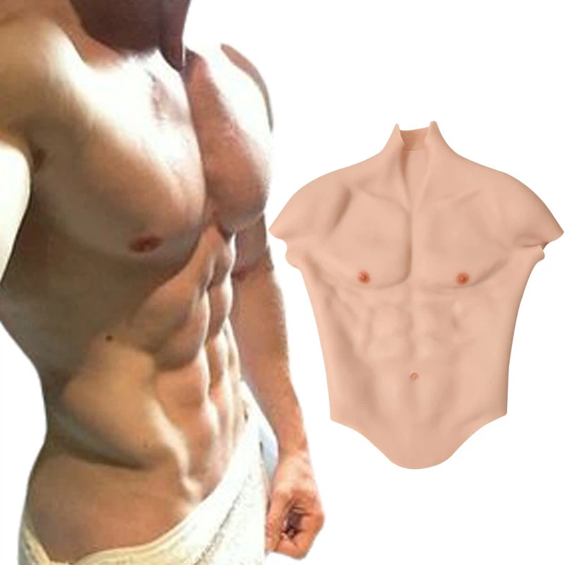 Short Sleeve Silicone Suit Muscle
