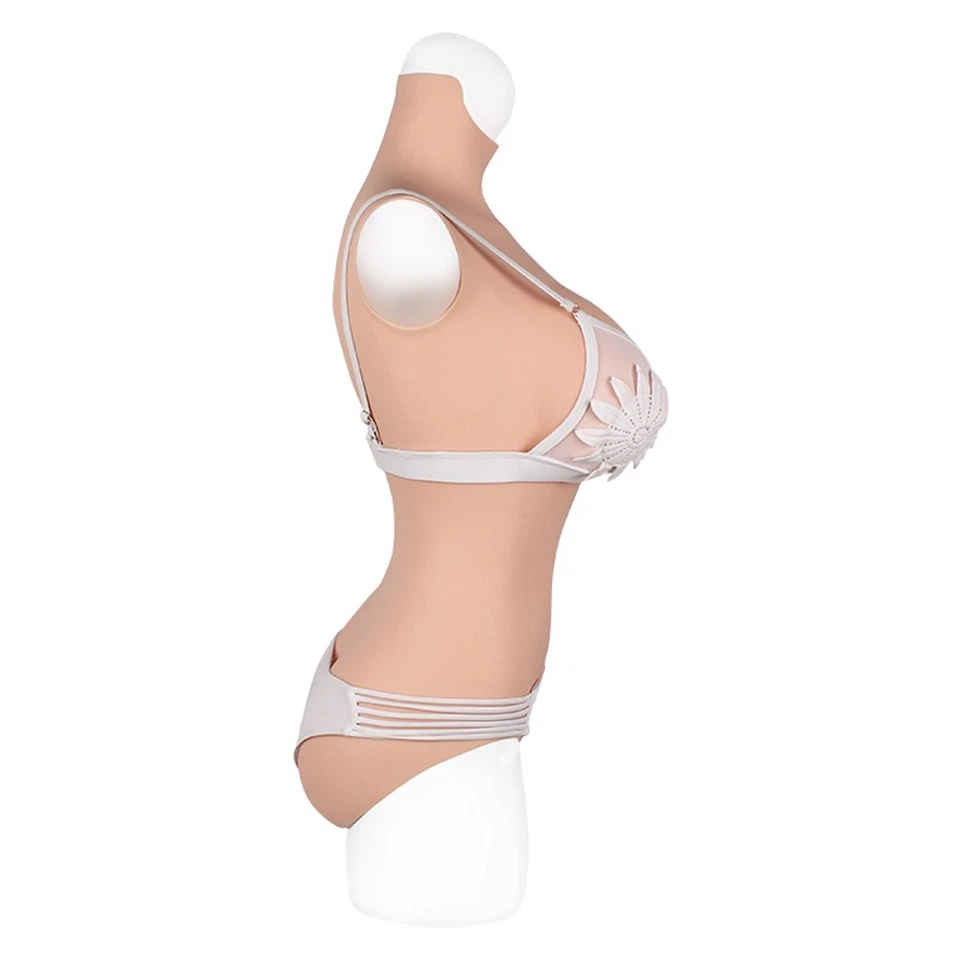 B-I cup Realistic Silicone Vagina And Female Transgender Silicone Bodysuit Fullbody Suit full Bodysuit